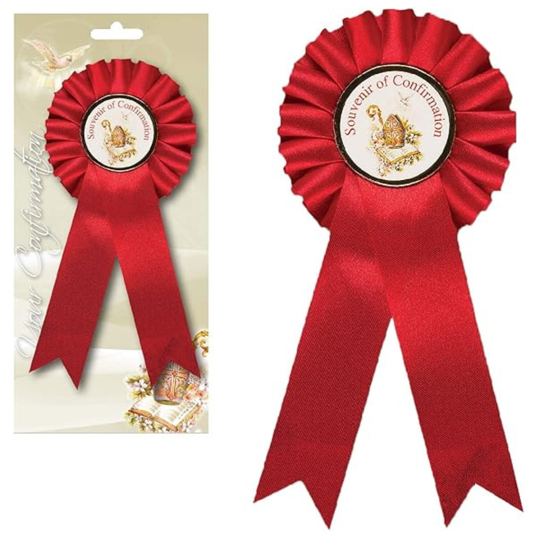 Confirmation Red Rosette 3