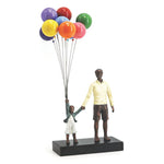 David McGlynn Sculpture - Dad & Girl Happiness engravable