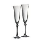 Galway Crystal Liberty Flute Pair - Engravable